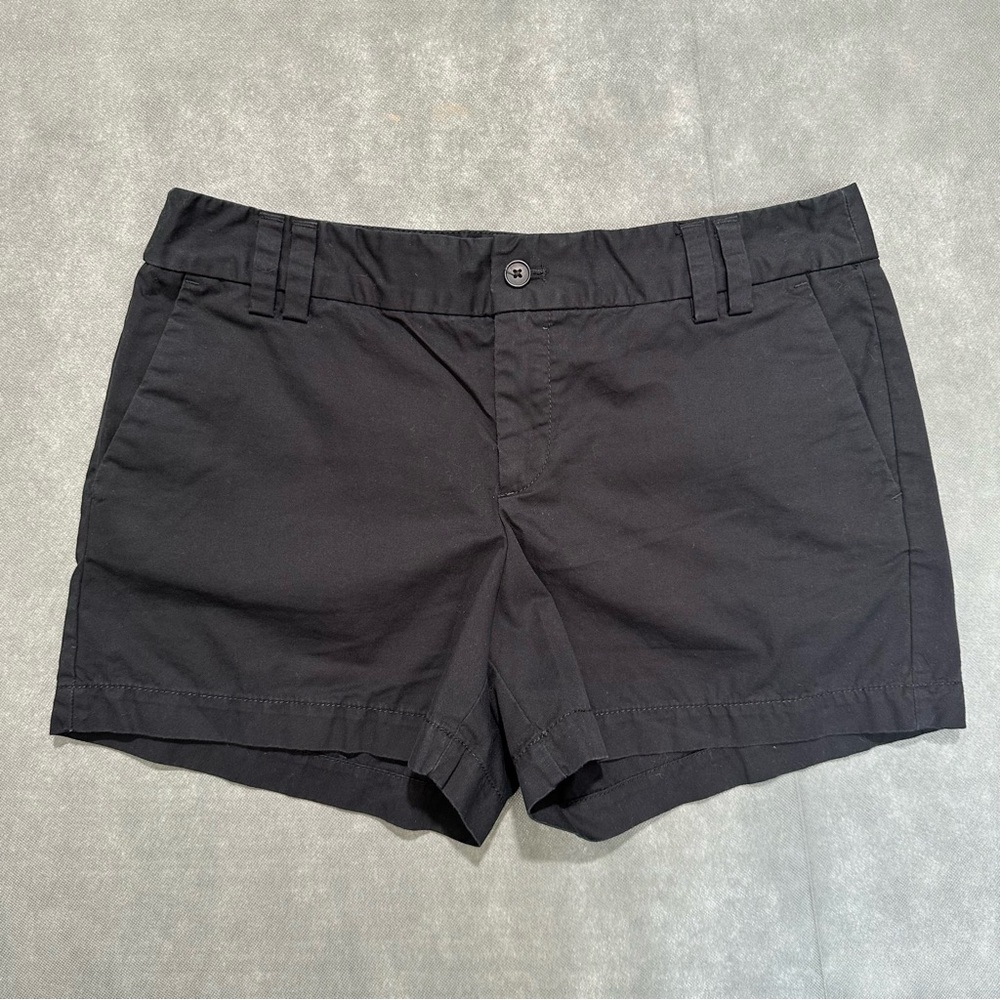 LOFT Black Chino Shorts Size 6 - 100% Cotton 4” Inseam